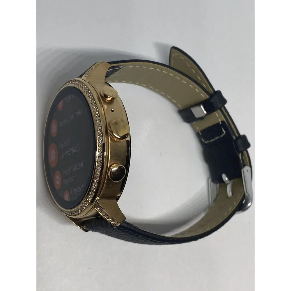 Fossil Gen 4 Authentic Digital Dial Smart Watch Custom Band FTW6015 AB443
